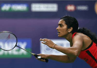 India's PV Sindhu gets ready to take a shot in file photo. Malaysia Masters 2025 sees Sindhu return; Hoh replaces Antonsen