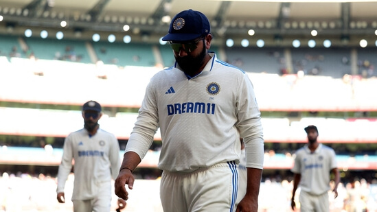 Rohit Sharma fwalks off the pitch at a recent match in file photo. Sharma retires from Test cricket; Gill looms as next India captain