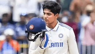 Shubman Gill looks at his cap during a break in a match in file photo. Sharma retires from Test cricket; Gill looms as next India captain