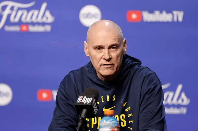 Pacers coach Rick Carlisle fields questions at NBA Finals 2025 Media Availability Day on Wednesday. Pacers welcome underdog tag, 'best challenge' vs OKC in finals