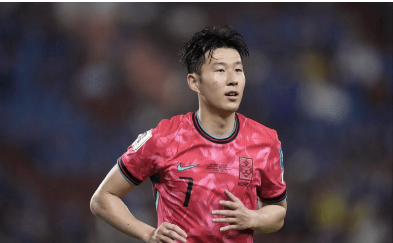 Tottenham Hotspur forward Son Heung-min runs to the field in file photo.Son to play limited minutes in FIFA World Cup qualifiers: coach