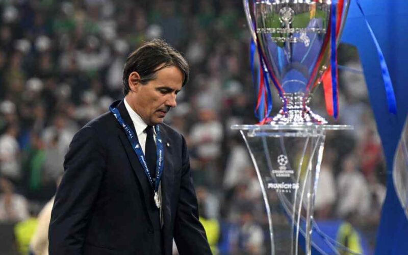 Inzaghi refuses to talk about future with Inter Milan amid UCL loss