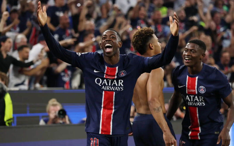 PSG’s Dembele wins Champions League Player of the Season